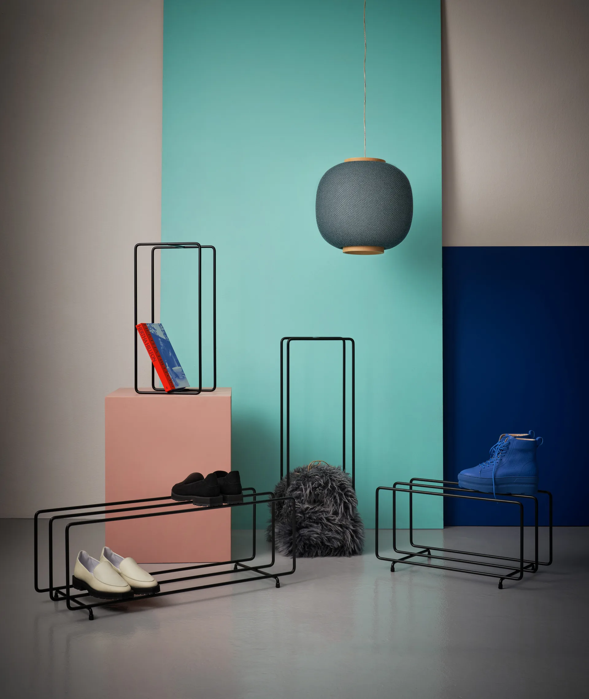 Mixrack shoe shelf, Black Maze