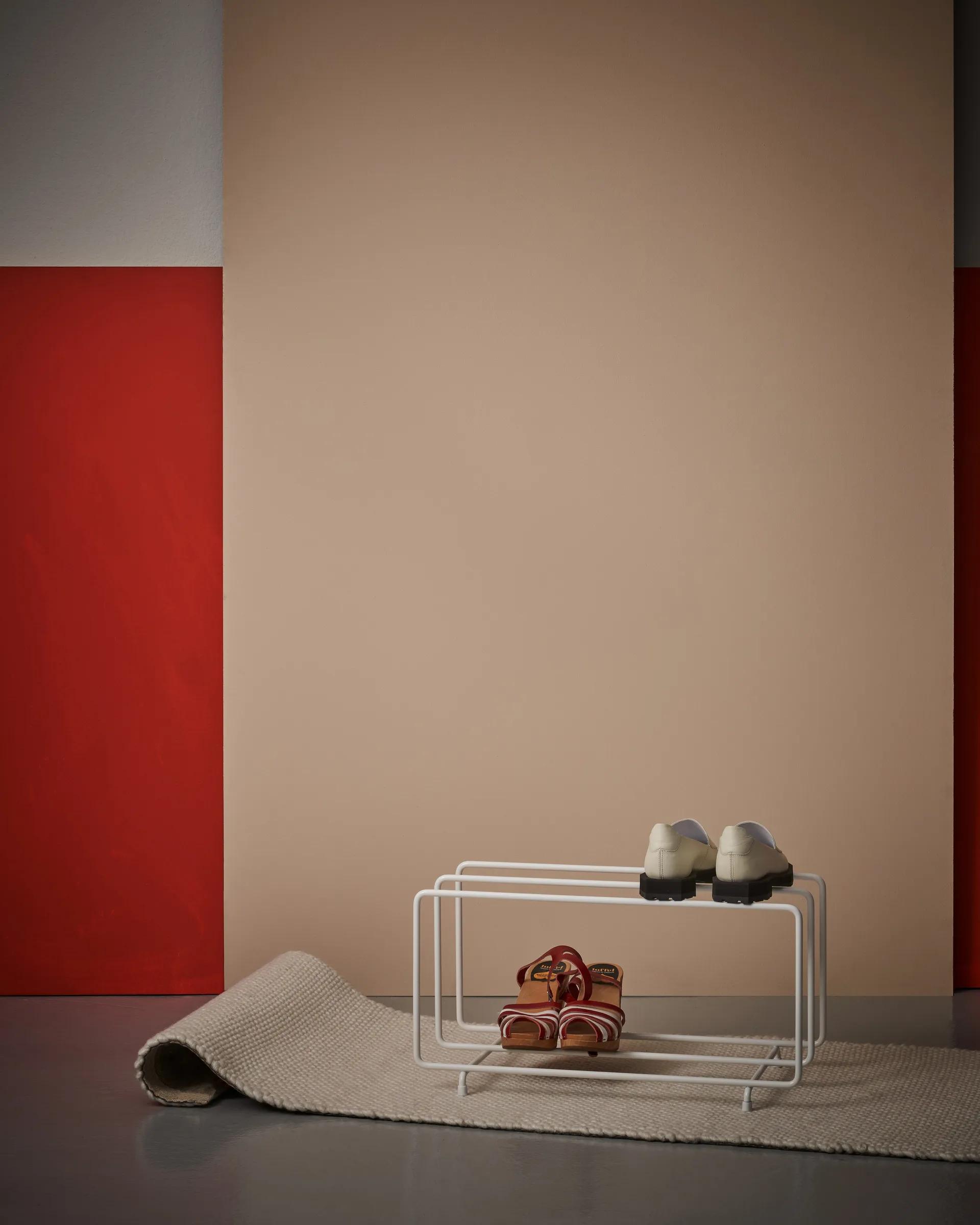 Mixrack shoe shelf, White Maze