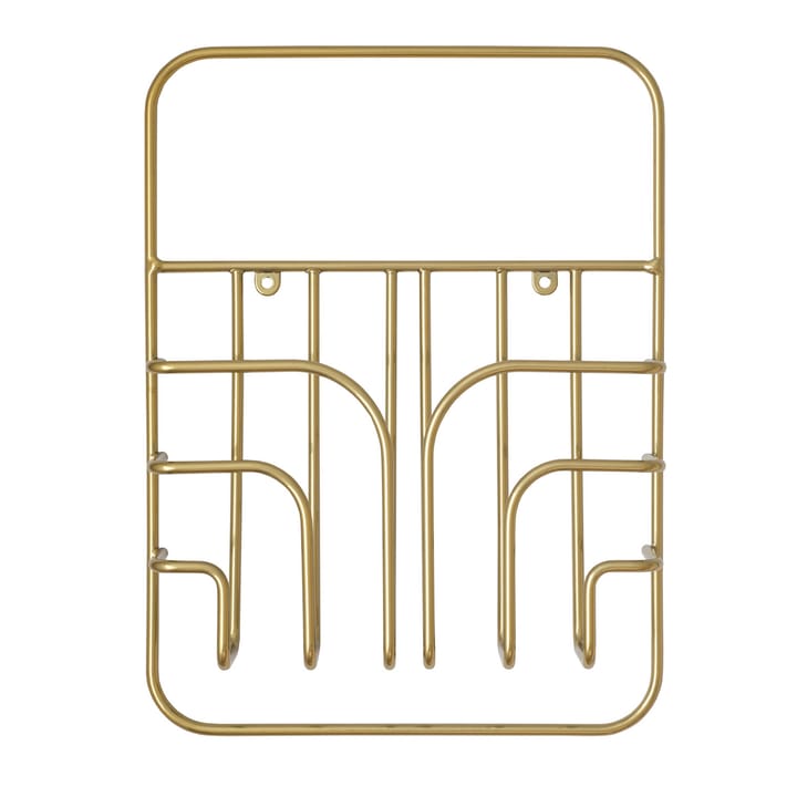 Now S Magazine rack - brass - Maze