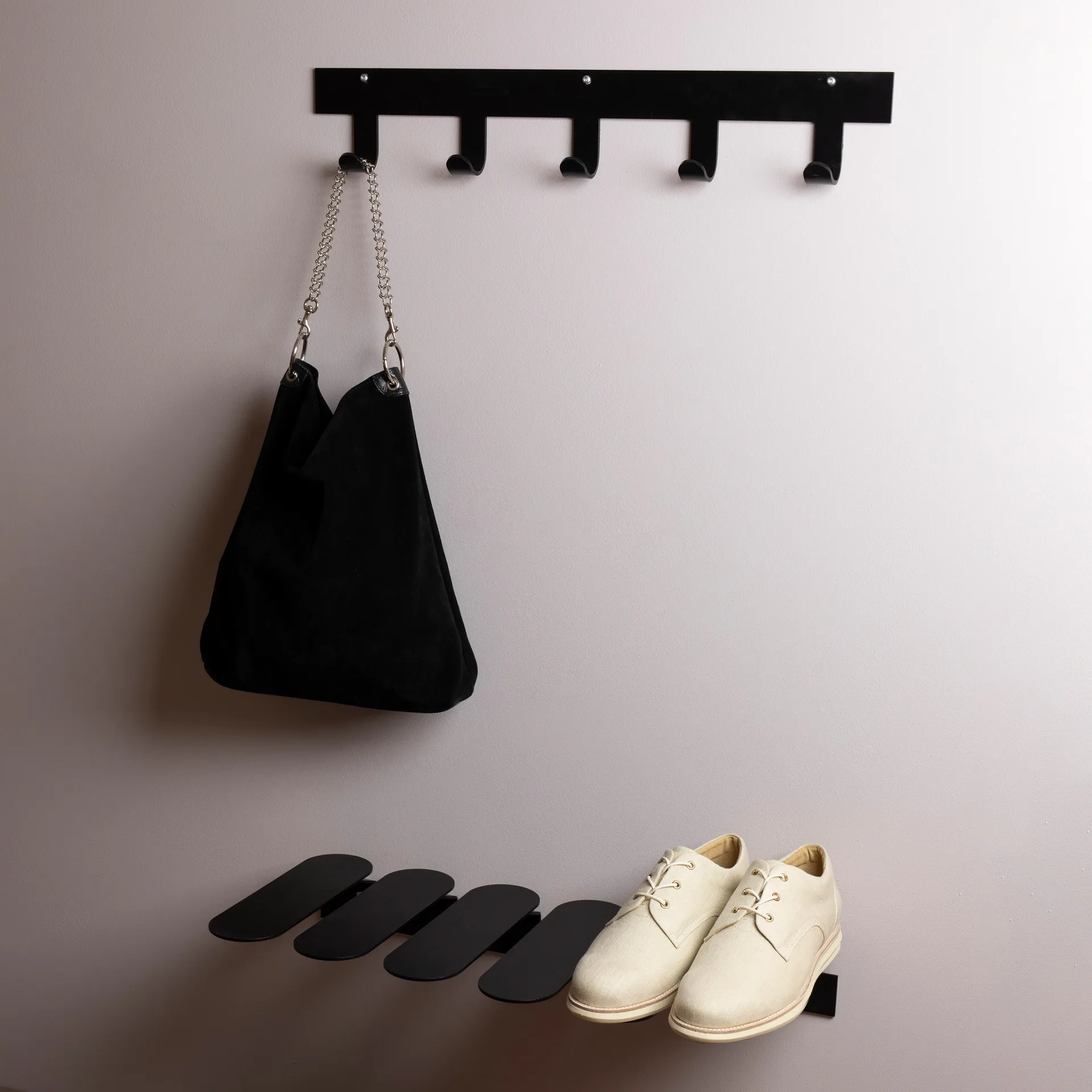 Only Hooks coat rack, black Maze
