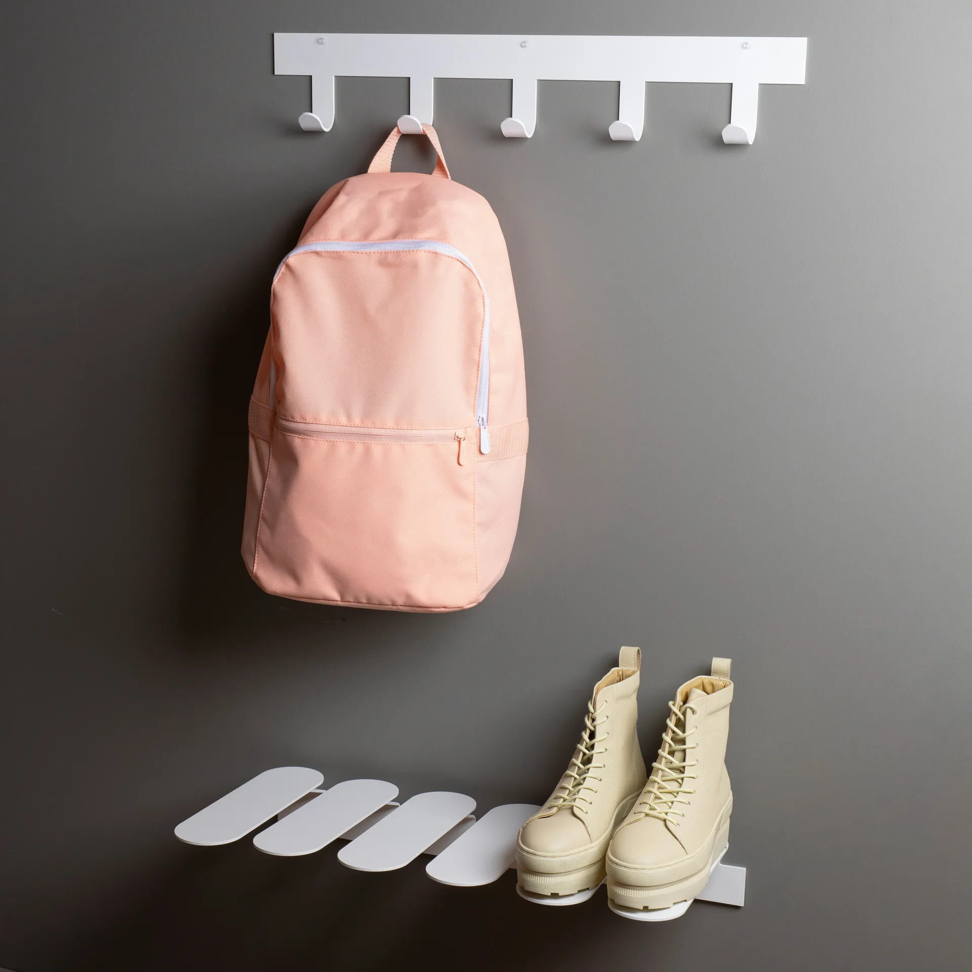 Only Hooks coat rack, white Maze