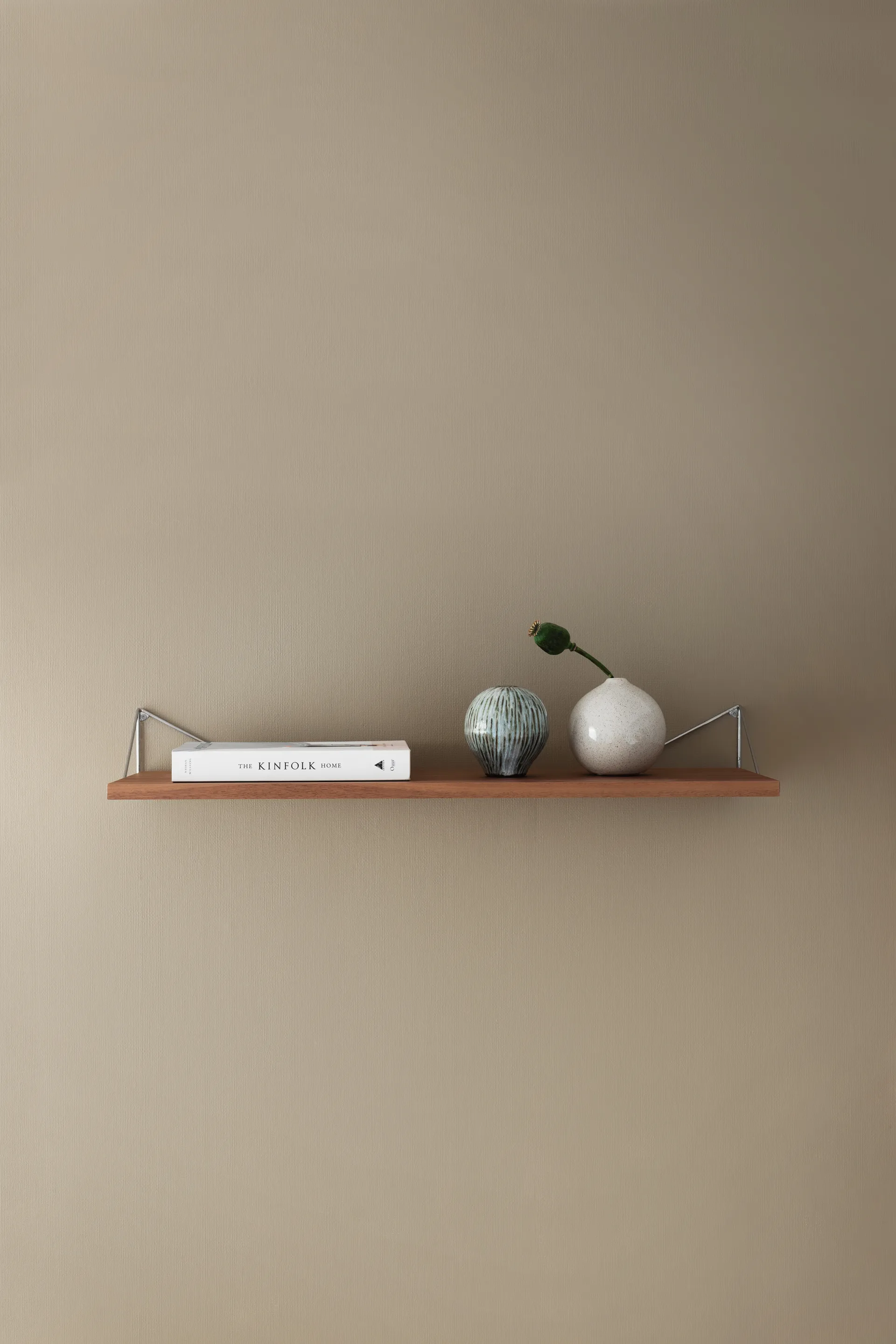 Pythagoras brackets, 2-pack, chrome Maze