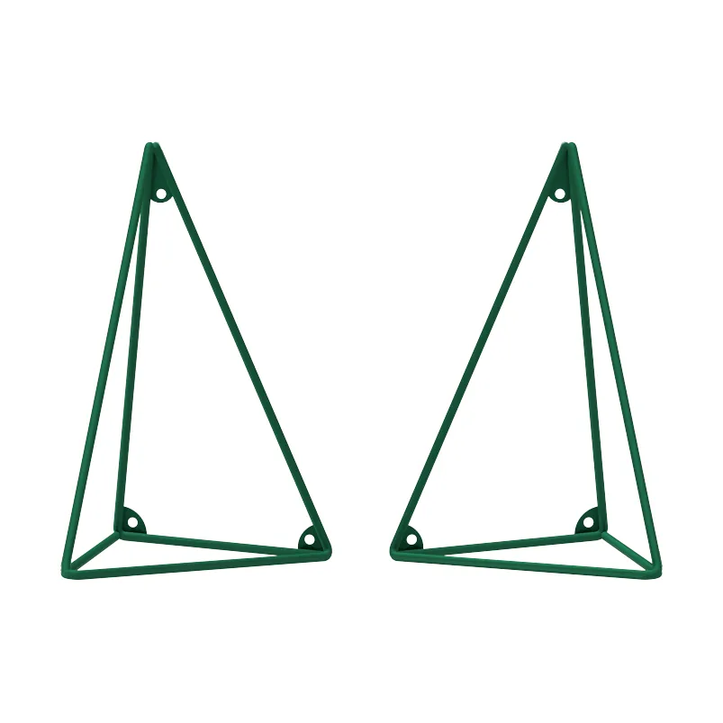 Pythagoras brackets, 2-pack, Fern green Maze