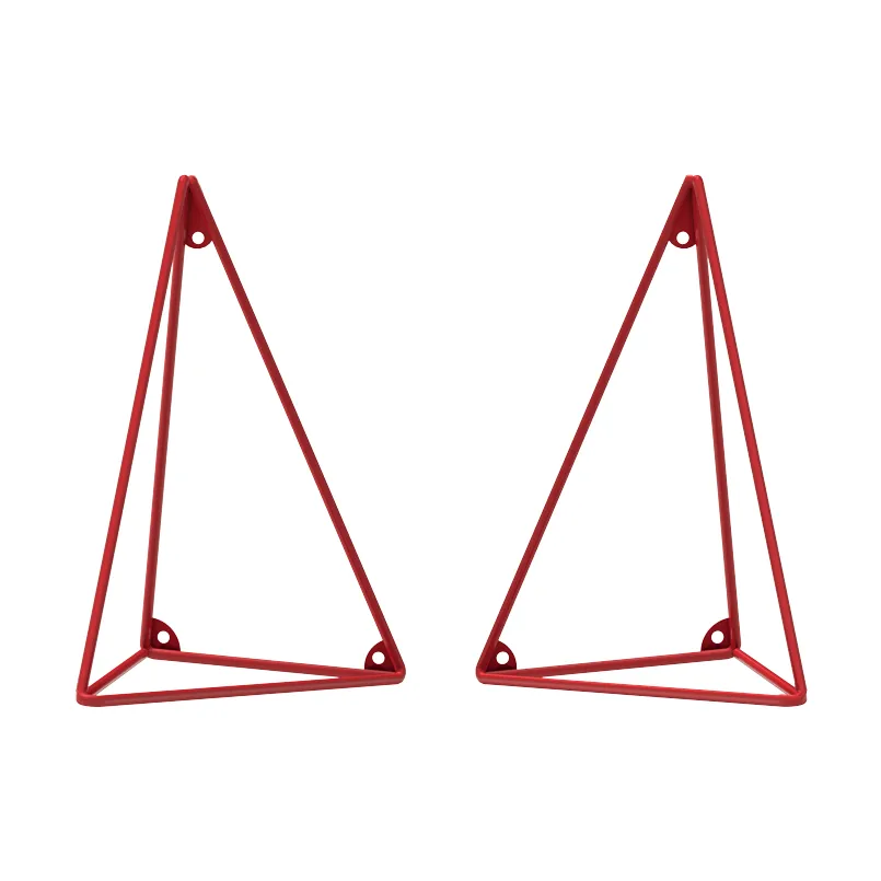 Pythagoras brackets, 2-pack, Red Maze