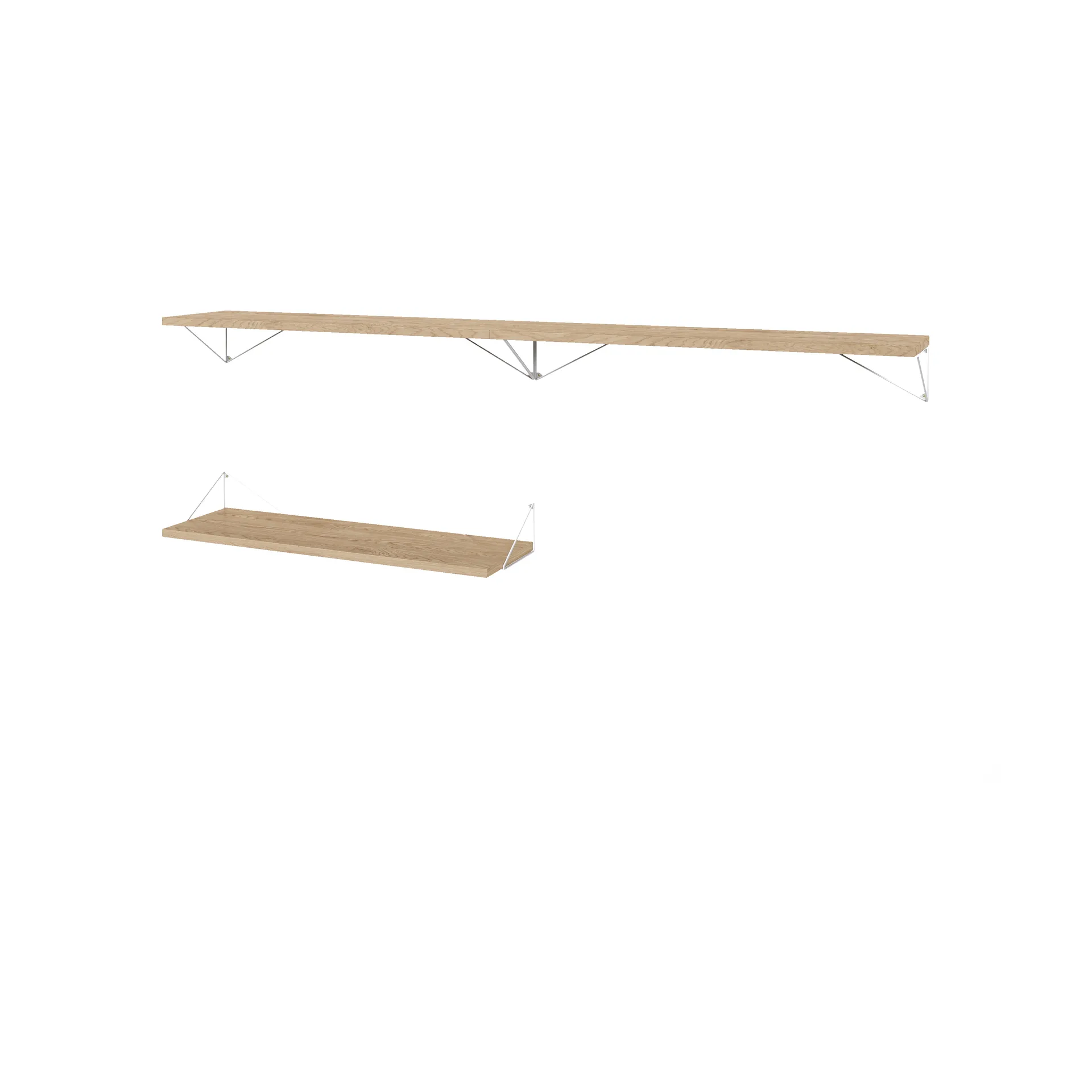Pythagoras Bundle A shelving system oak-white,  Maze