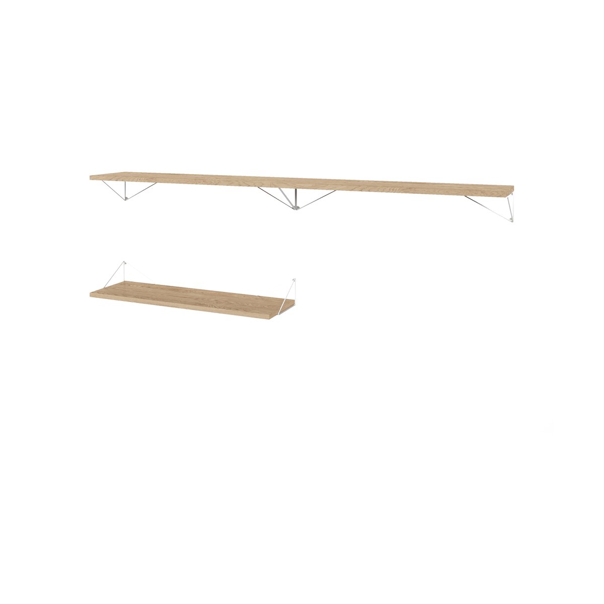 Maze Pythagoras Bundle A shelving system oak-white