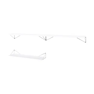 Pythagoras Bundle A shelving system white-chrome - Maze