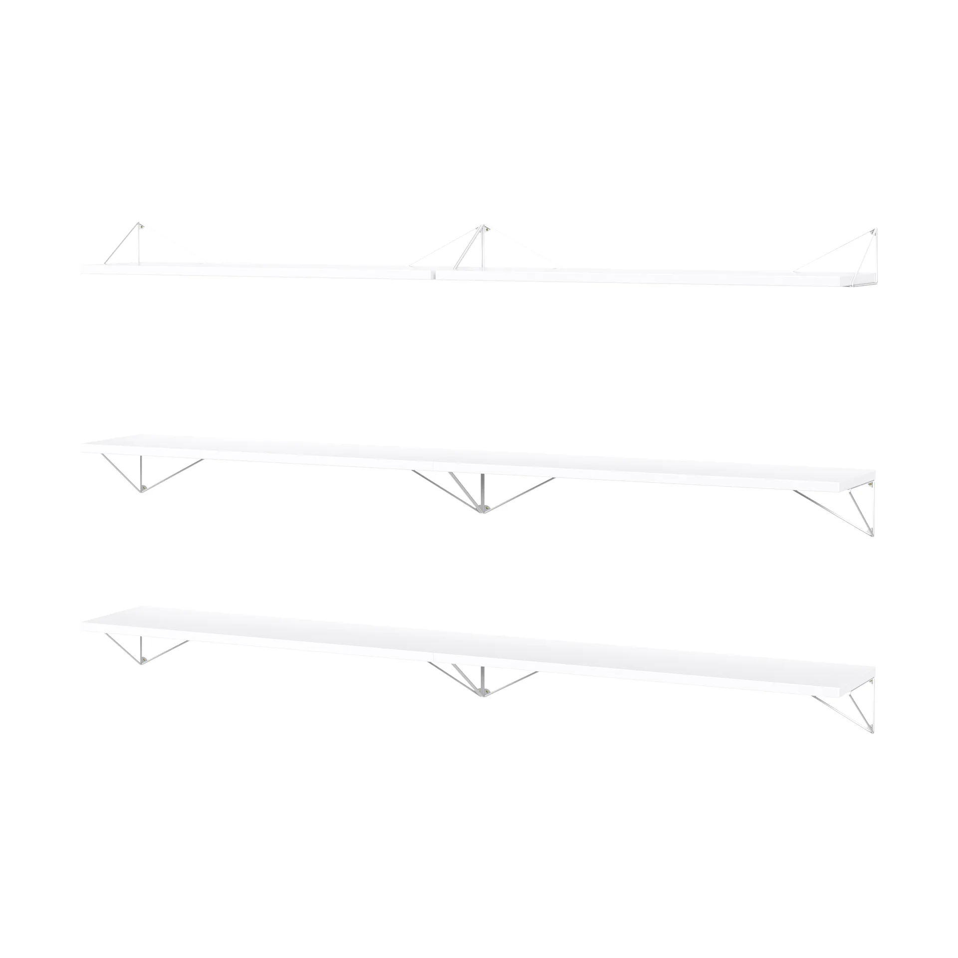 Pythagoras Bundle B shelving system white-white Maze