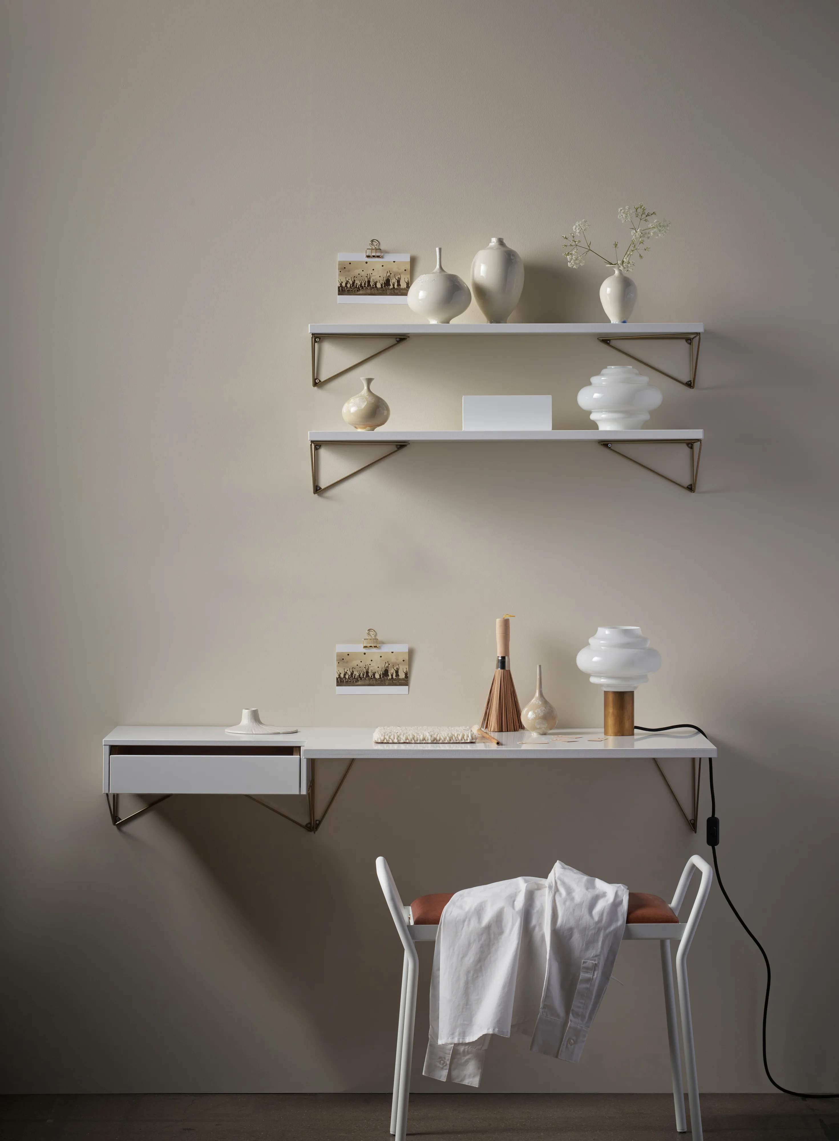 Ⓣ*！様 maze PYTHAGORAS SHELFホワイト Pythagoras Bundle E shelving system white-white from Maze