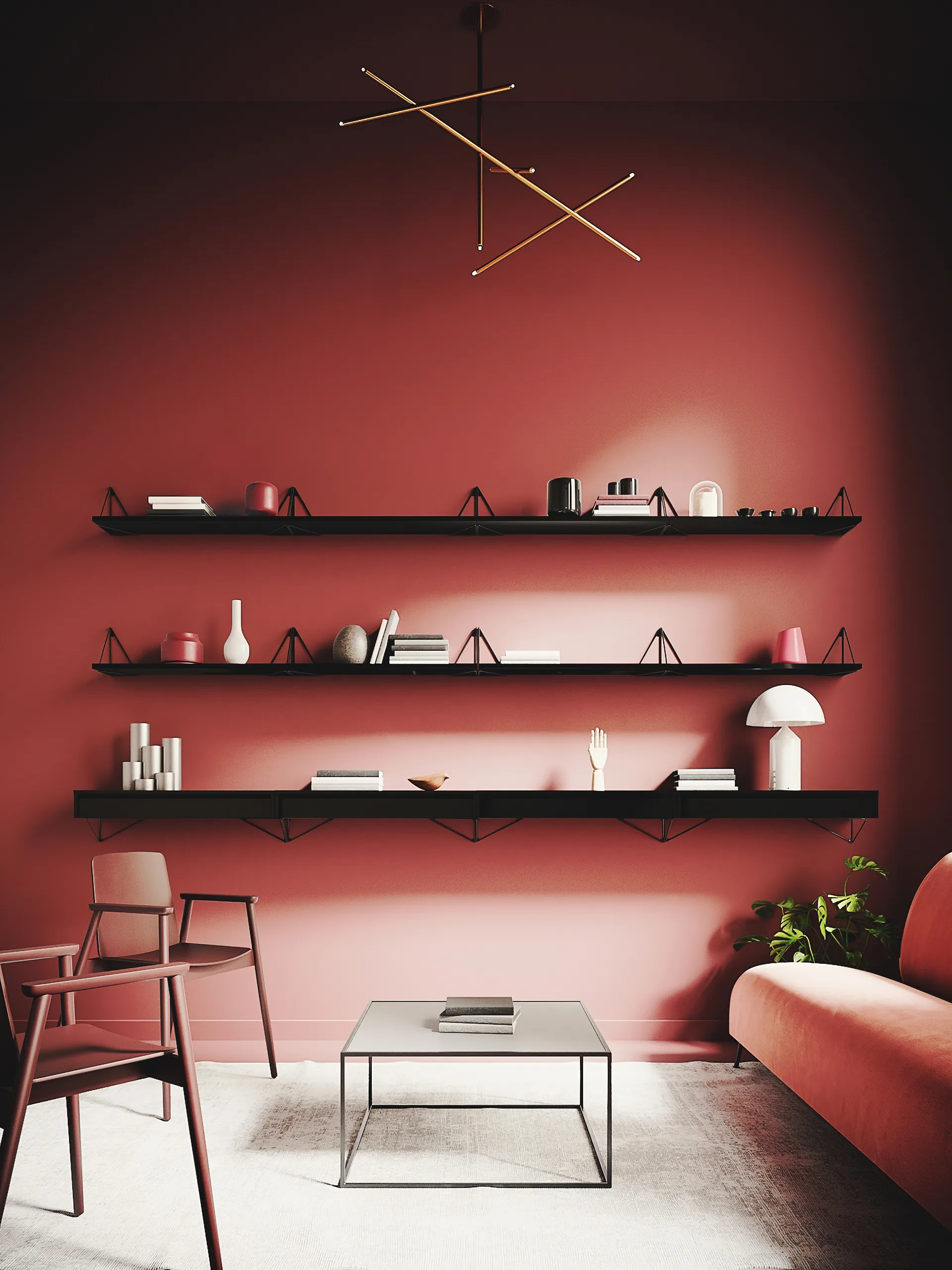 Pythagoras drawer L, black Maze