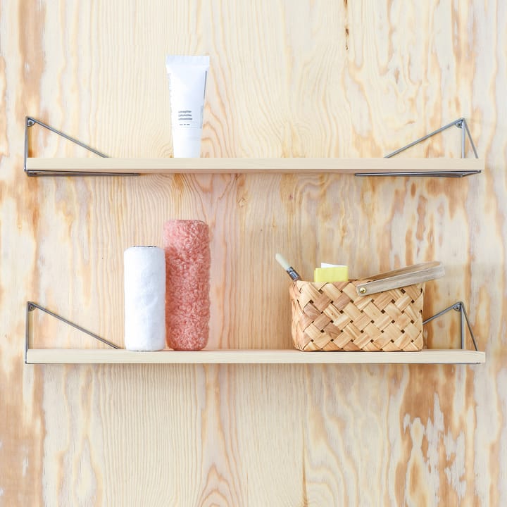 Pythagoras Play shelf, chrome Maze