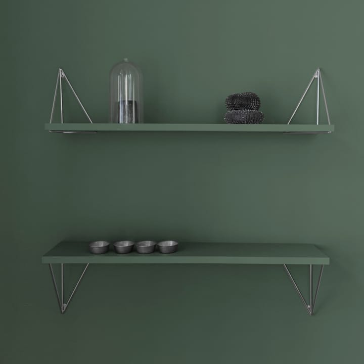 Pythagoras Play shelf, chrome Maze