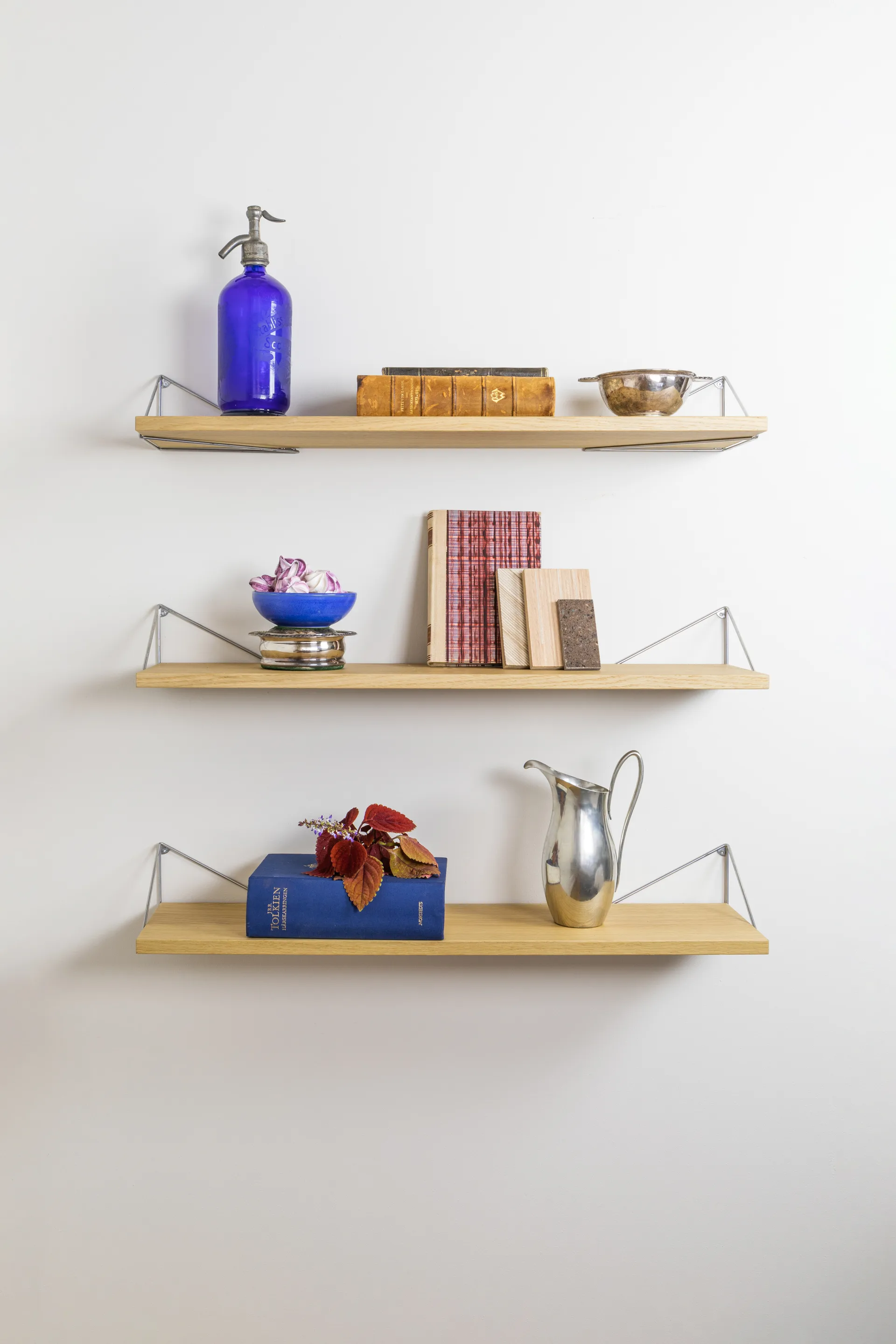 Pythagoras Shelf 3-pack, Oak Maze
