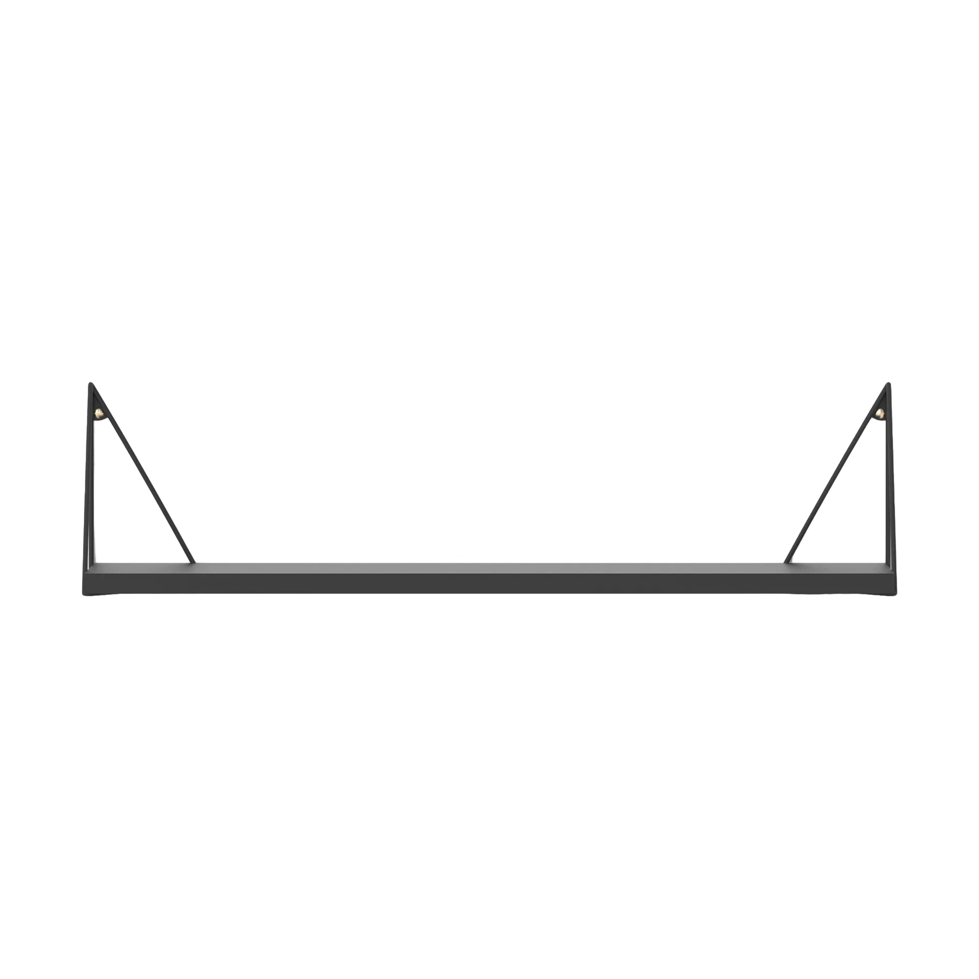 Pythagoras shelf, black, 20x80 cm,  Maze