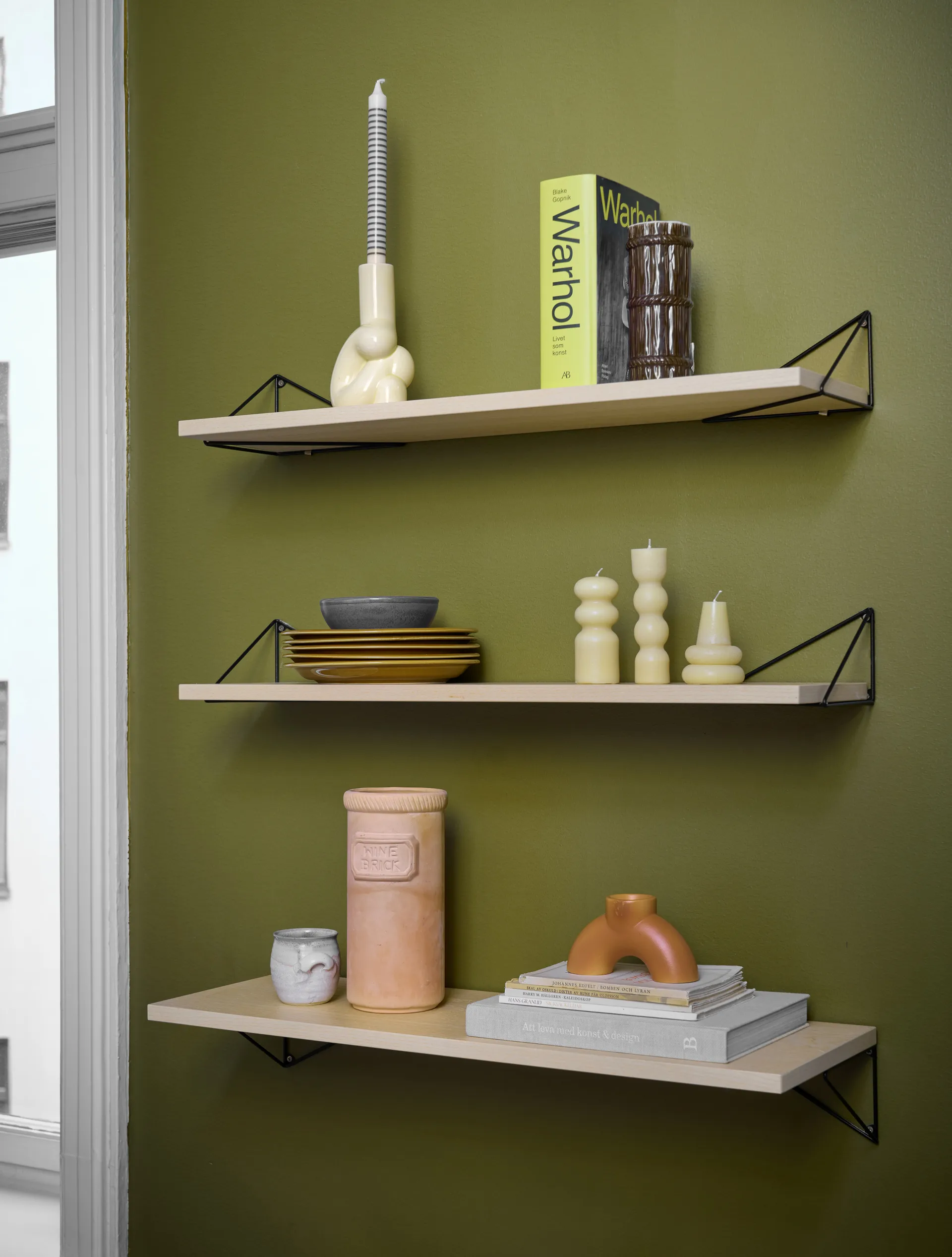 Pythagoras shelf, Large, Ash Maze