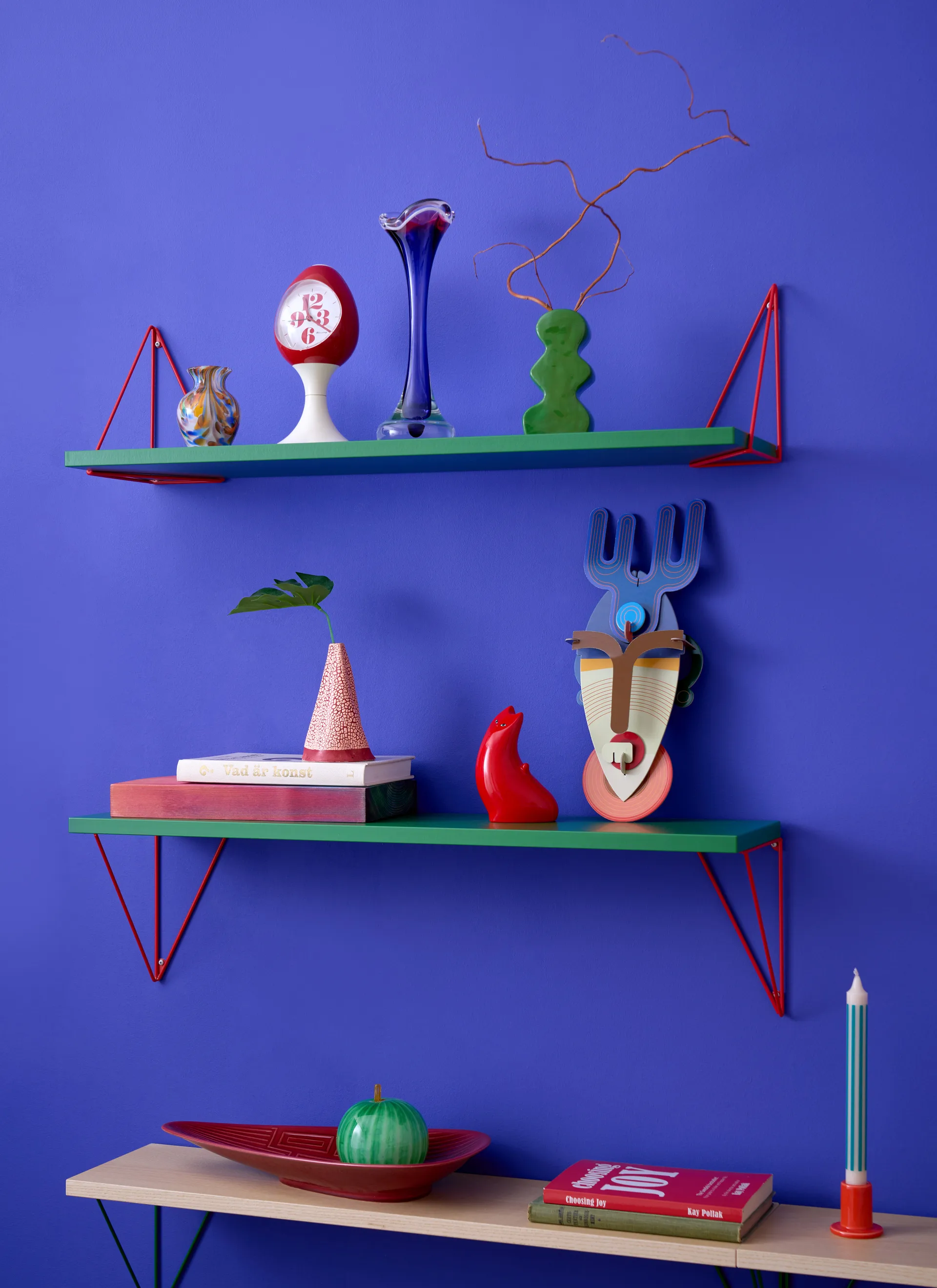 Pythagoras shelf, Large, Ash Maze