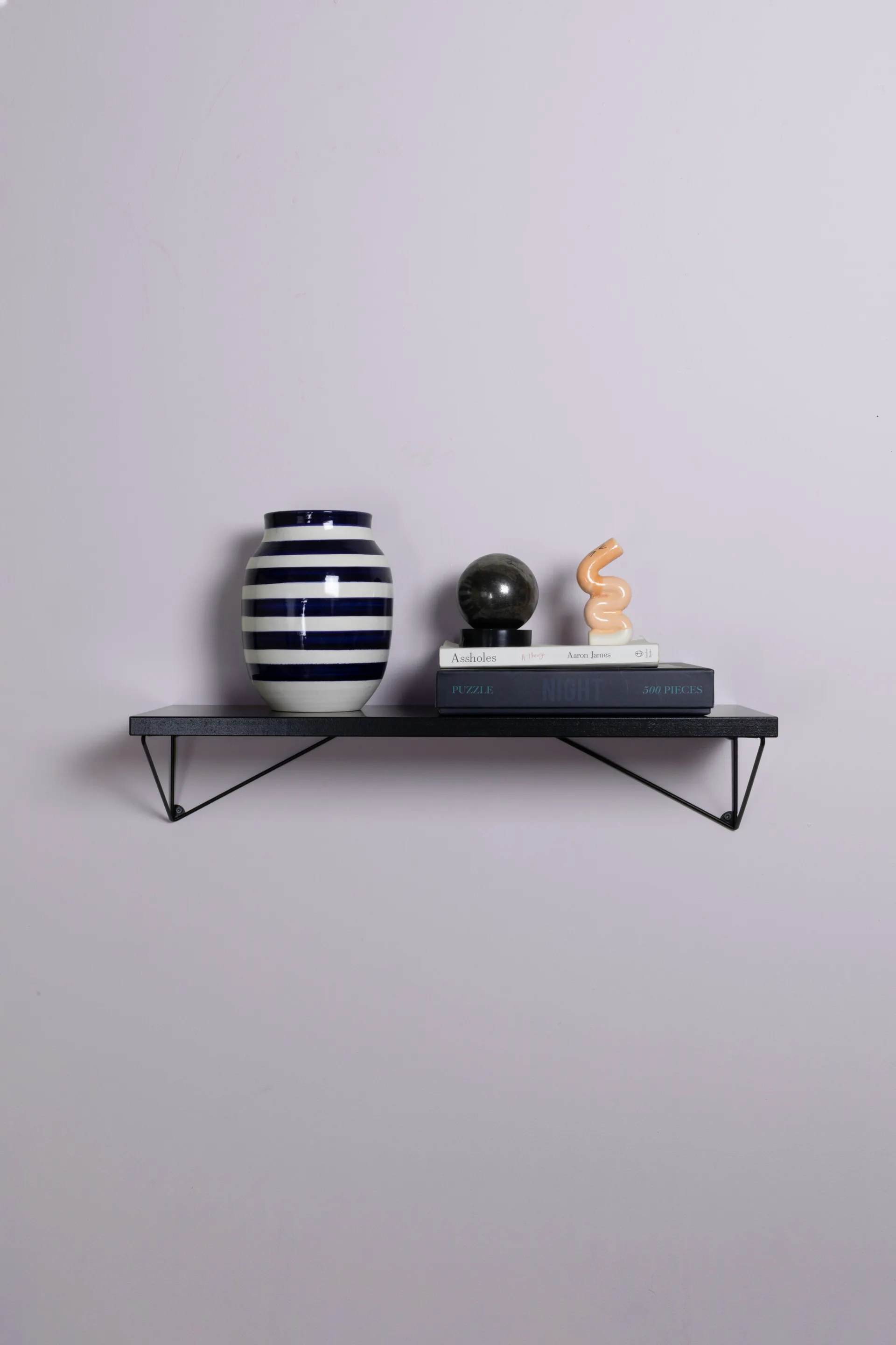 Pythagoras Shelf shelf 60 cm, Black Maze