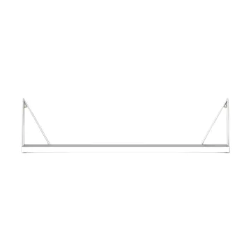 Pythagoras shelf, White, 20x80 cm - Maze
