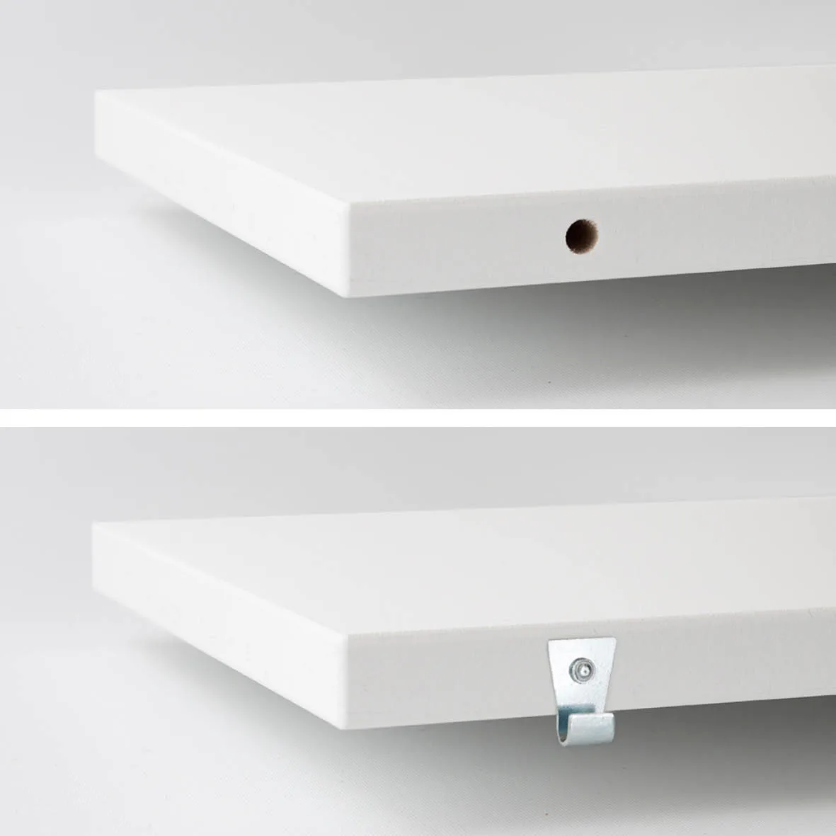 Pythagoras shelf, white Maze