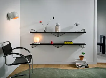 Pythagoras XL Brackets 2-pack - Chrome - Maze