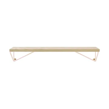 Pythagoras XS shelf - Ash-pale pink, 41x13.8x12 cm - Maze