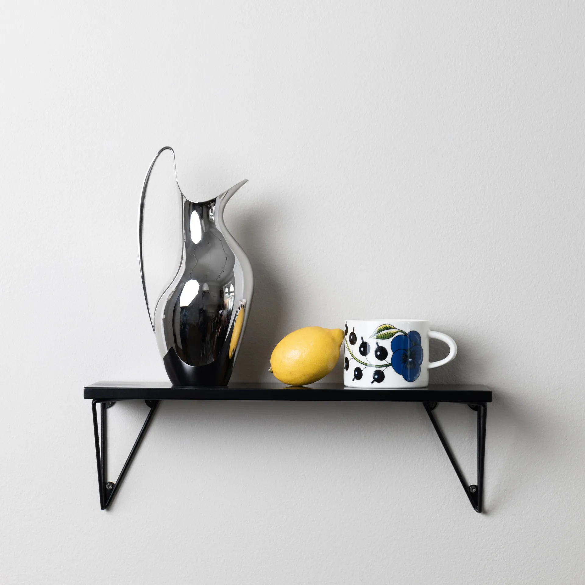 Pythagoras XS shelf, black Maze