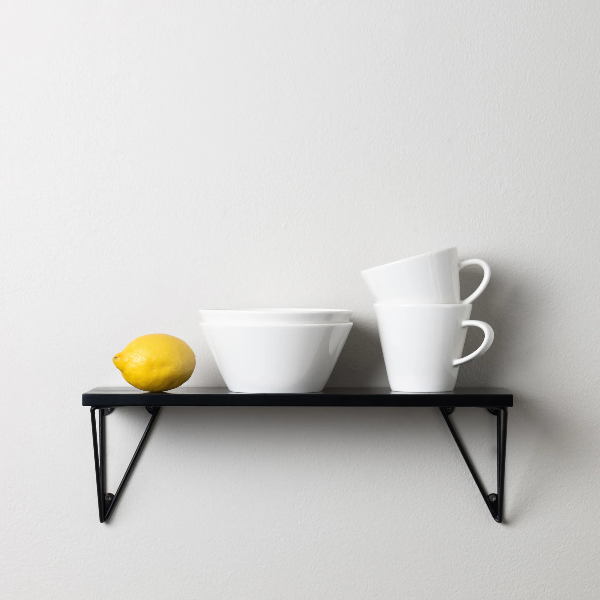 Pythagoras XS shelf, black Maze