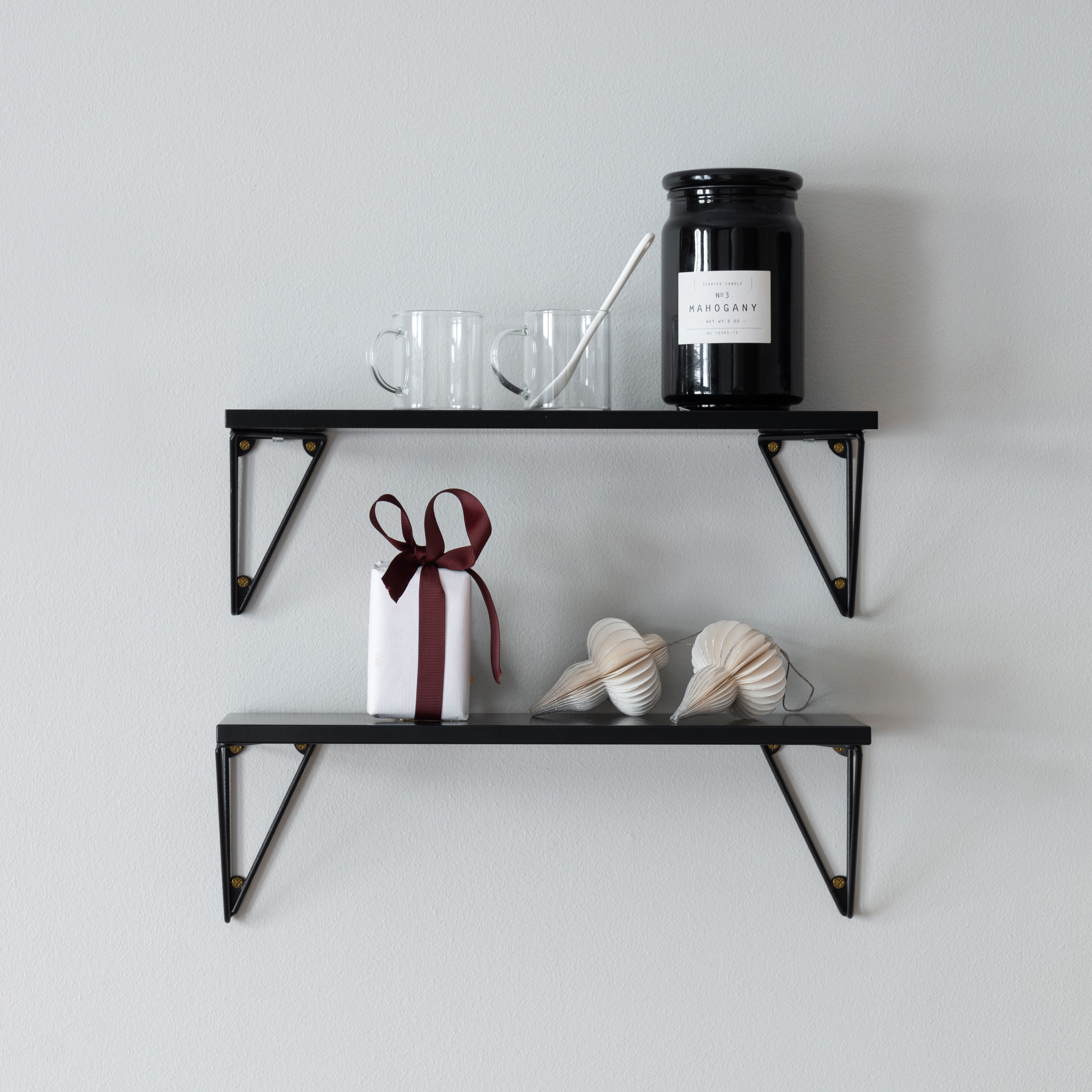 その他 maze Pythagoras XS Shelf Set Apricot Maze Pythagoras L shelf, 80 x 27 cm, walnut | Finnish Design