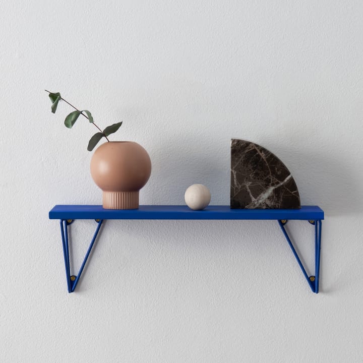 Pythagoras XS shelf, Electric blue Maze