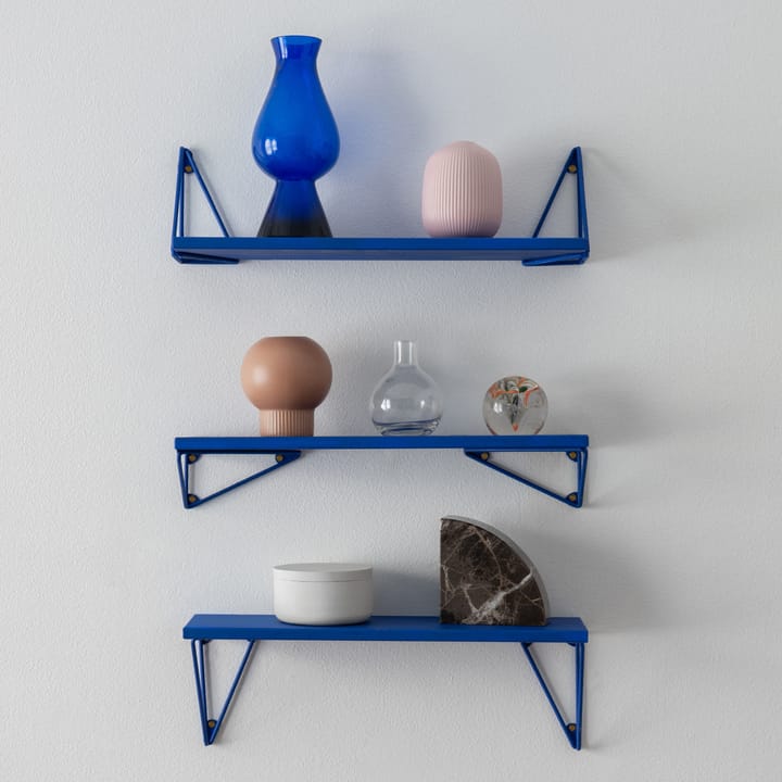 Pythagoras XS shelf, Electric blue Maze
