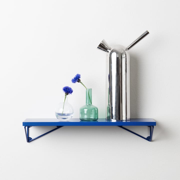 Pythagoras XS shelf, Electric blue Maze
