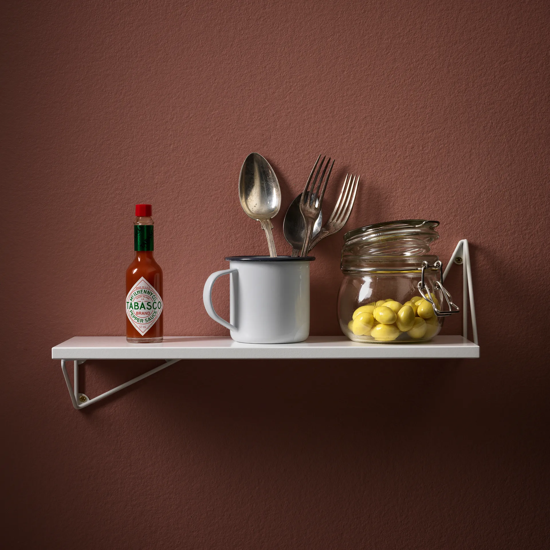 Pythagoras XS shelf, white Maze