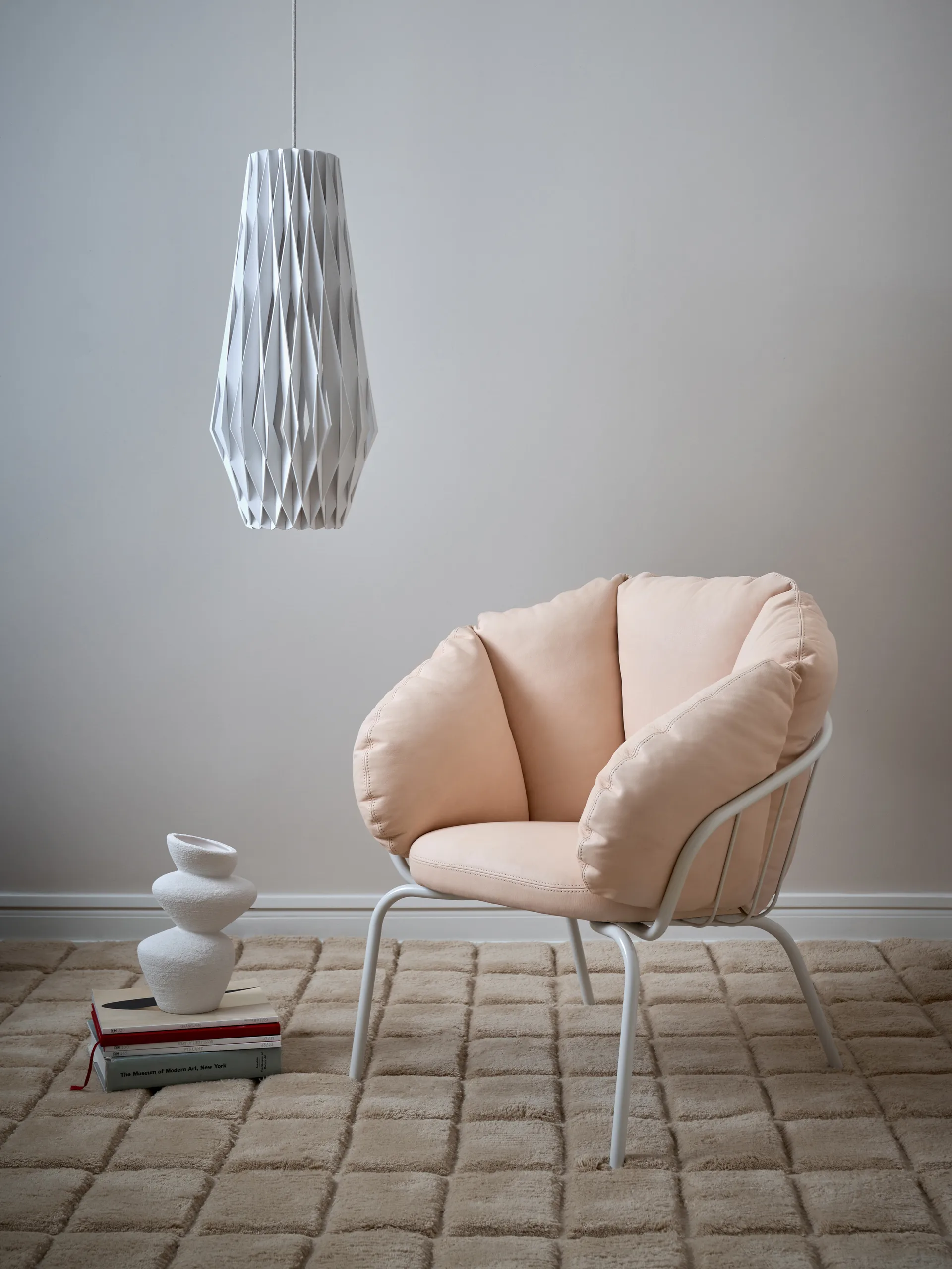 Same Easy armchair, White-nature Maze