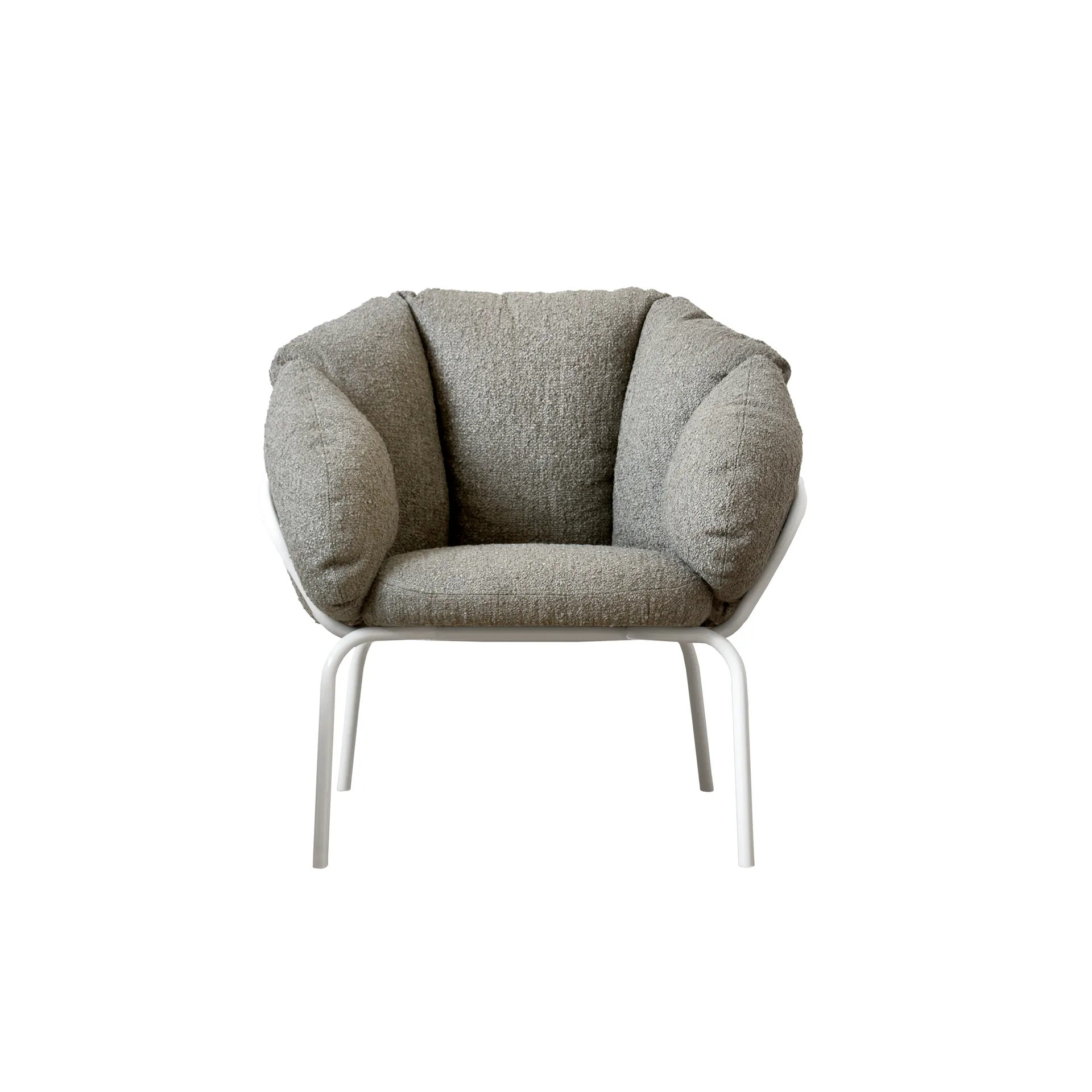 Same Easy armchair, White-taupe Maze