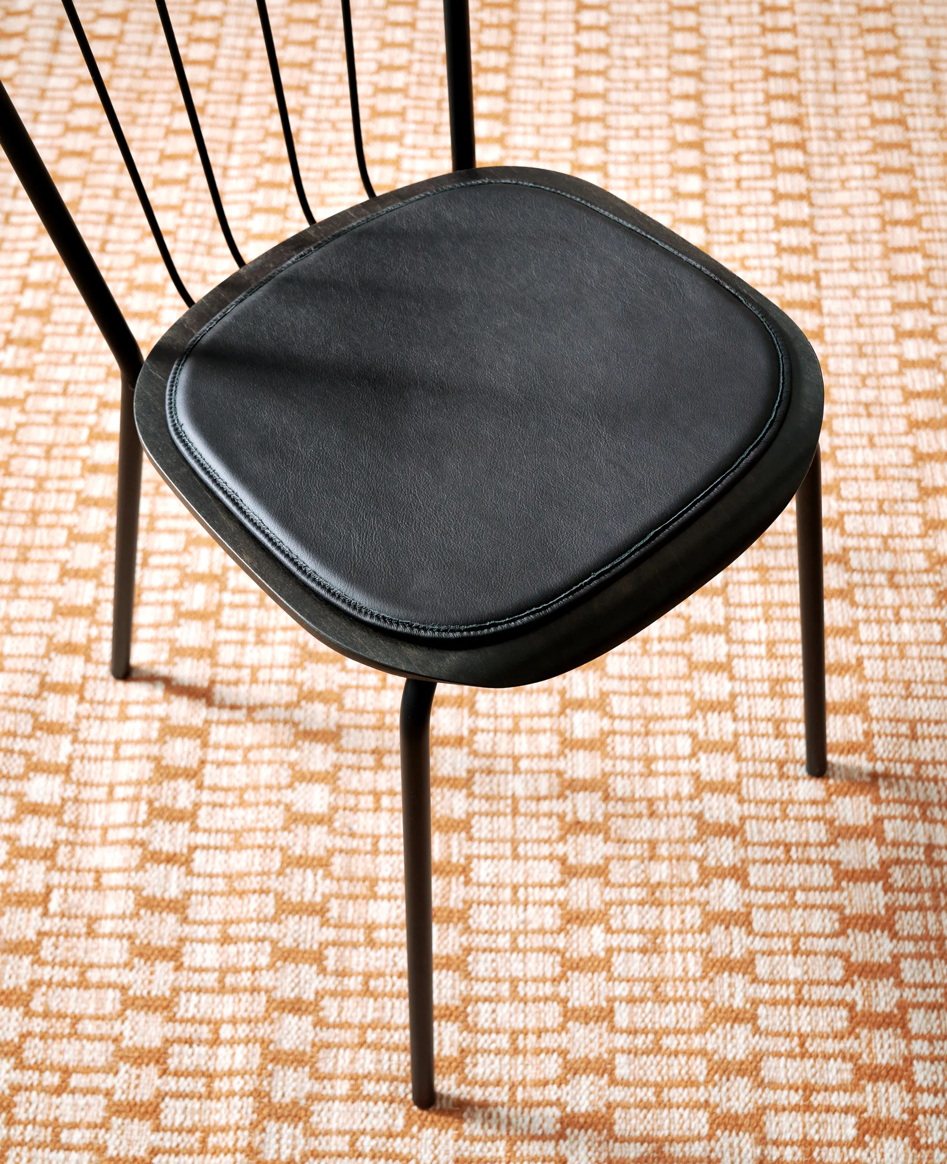 Same Seat Cushion seat pad 35x37 cm, Black Maze