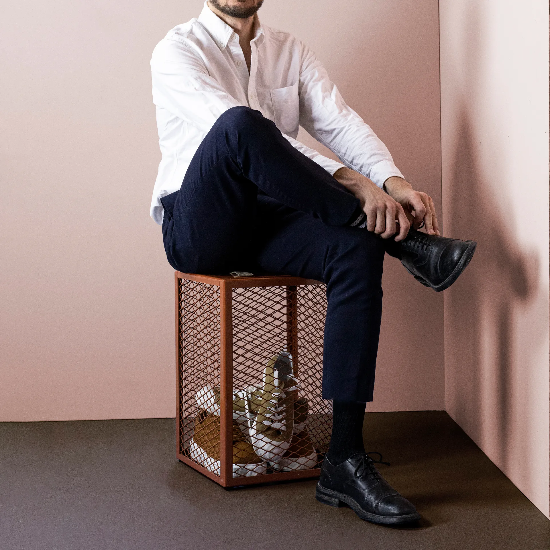 The Cube forvaring, rust Maze