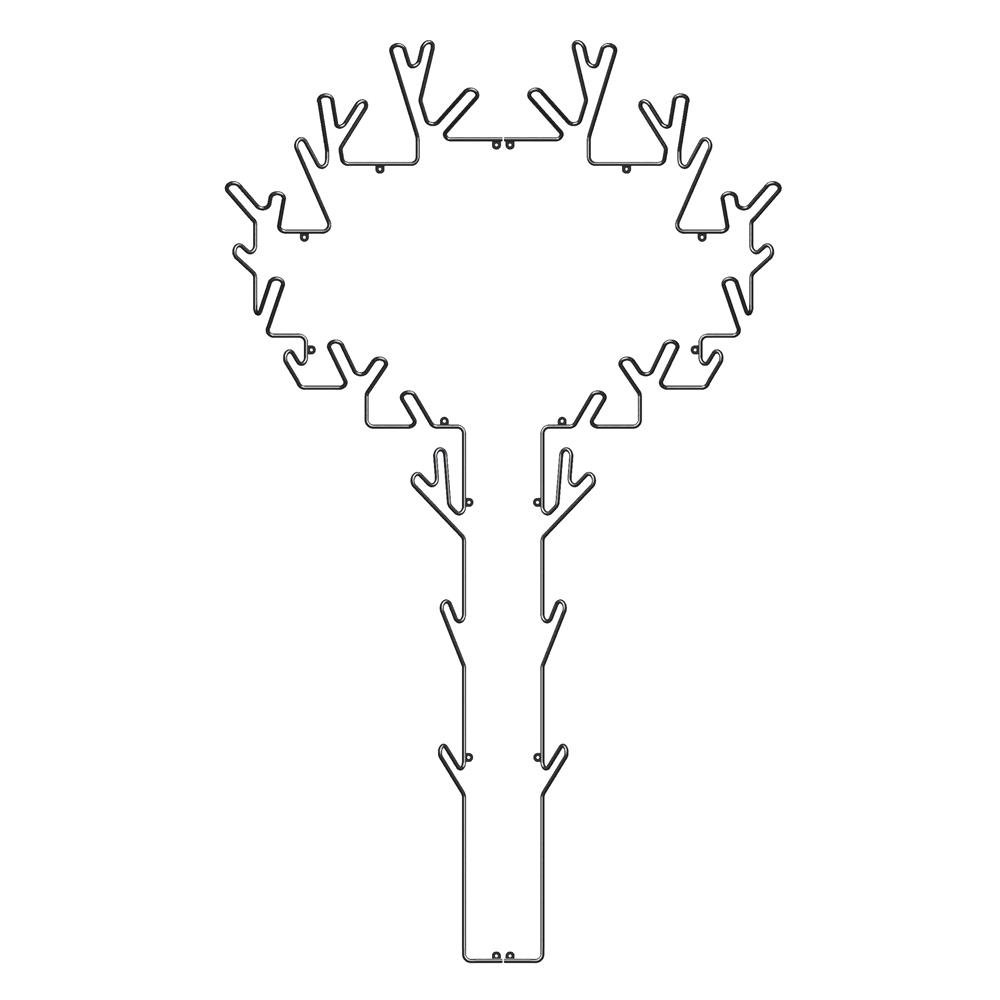 Maze Tree hanger black | Scandinavian Design | Clothes hooks & hangers | Black