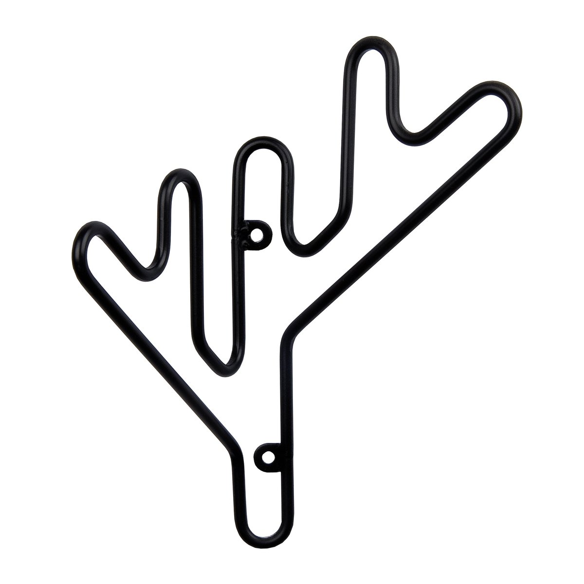 Maze Twig coat hanger black | Scandinavian Design | Clothes hooks & hangers | Black