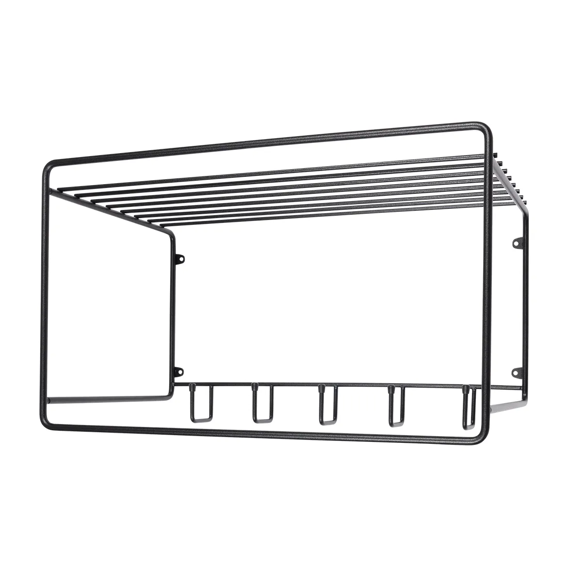 Maze Uptown hat shelf Black | Scandinavian Design | Hat Racks & Hat Shelves | Black