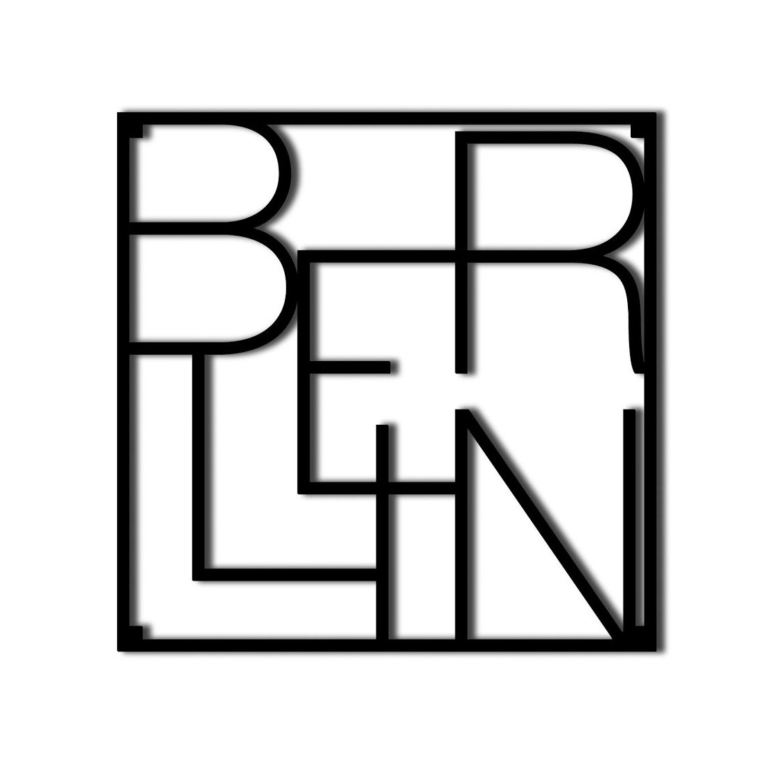 MEN AT WORK City Trivet Berlin | Scandinavian Design | Trivets | Black