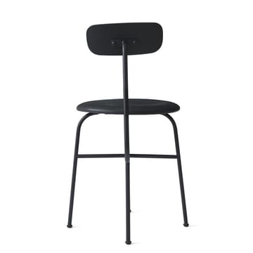 Afteroom chair leather seat 4 legs - Black-black - MENU