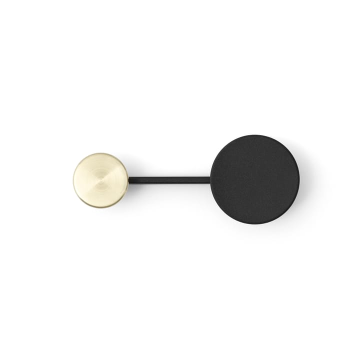 Afteroom clothes hanger small - black brass - MENU