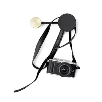 Afteroom clothes hanger small - black brass - MENU