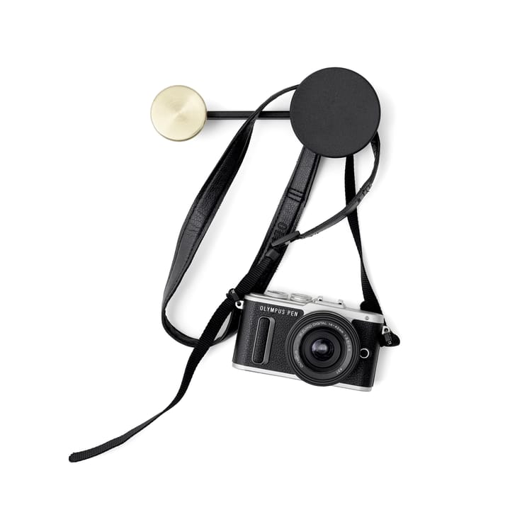 Afteroom clothes hanger small - black brass - MENU