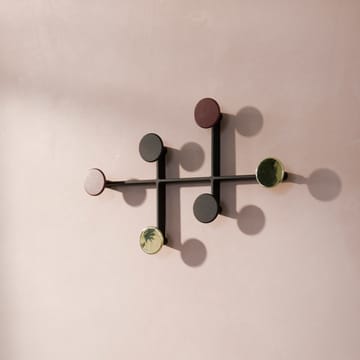 Afteroom coat hanger - black-brass - MENU
