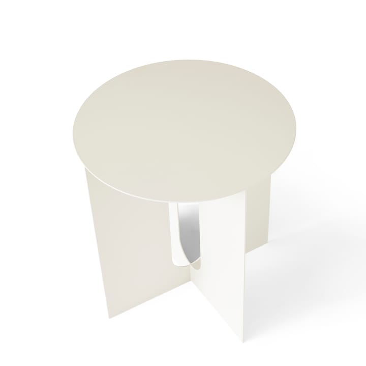 Androgyne steel legs for side table - ivory white - MENU