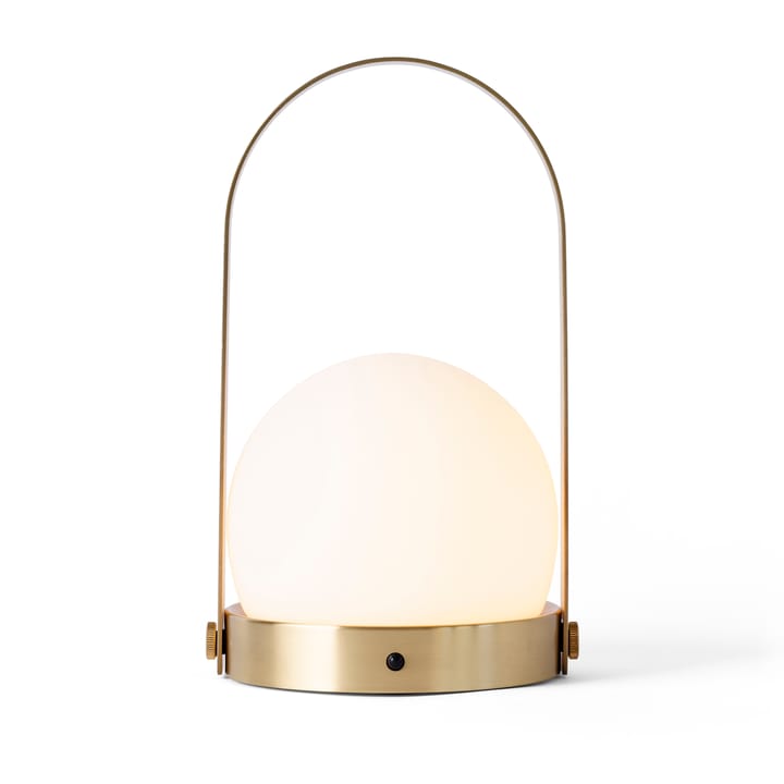 Carrie portable table lamp - brushed brass - MENU