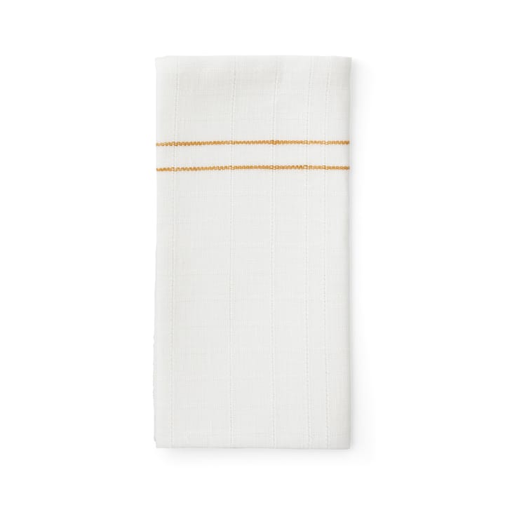 Cressida linen napkin 45x45 cm - Ochre - MENU