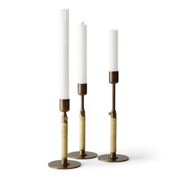 Duca candle sticks - Bronzed brass - MENU