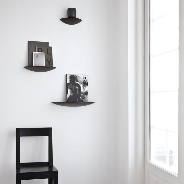Gridy Fungi shelf black - small - MENU